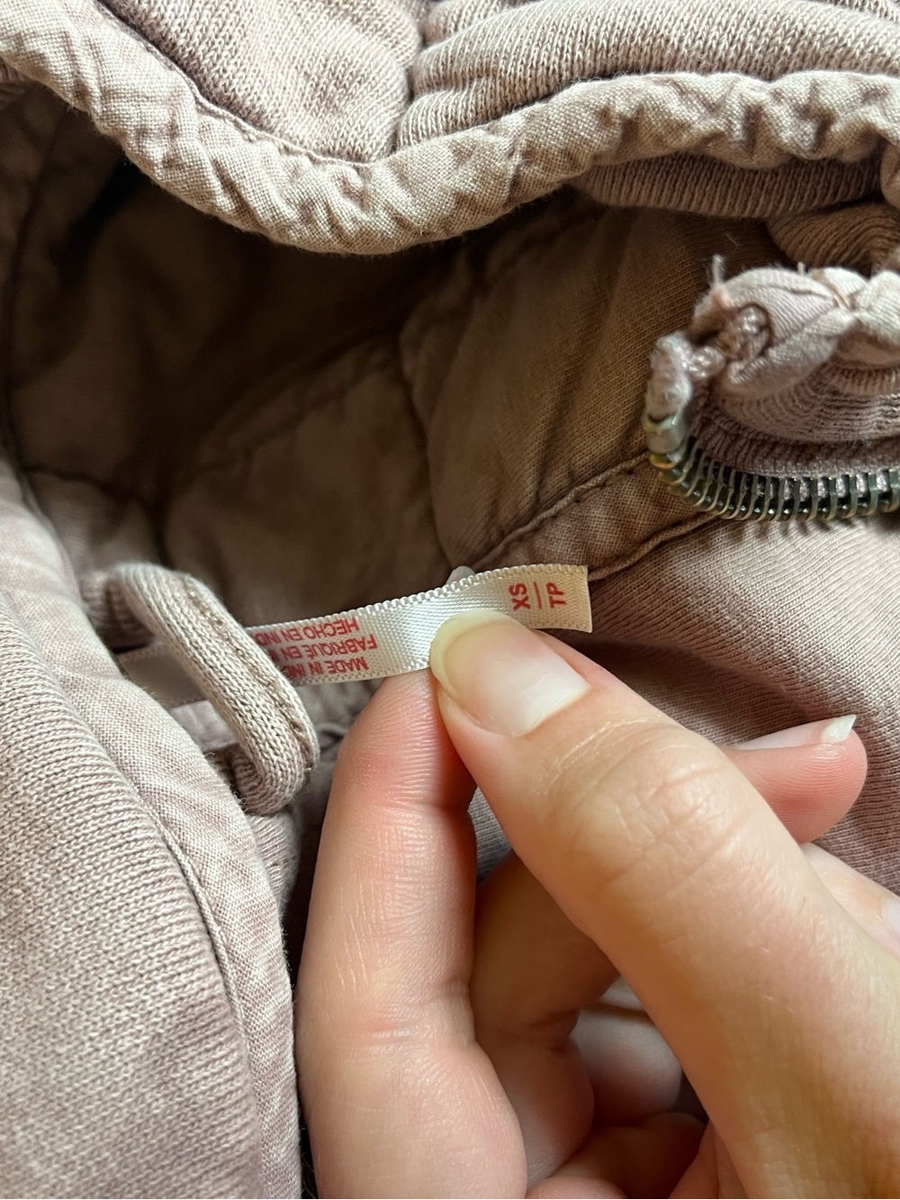 Free People Dusty Mauve Quilted Jacket - Picture 3 of 5